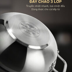 Chảo Wok kèm xửng hấp GKÖCH