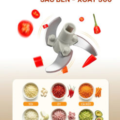 Dụng cụ xay tỏi ớt GKÖCH 400ml