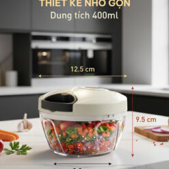 Dụng cụ xay tỏi ớt GKÖCH 400ml