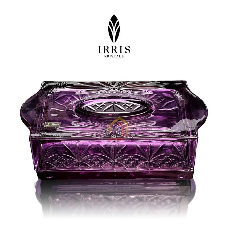 hop-giay-an-pha-le-thuy-tinh-mai-irris (1) Hộp giấy ăn pha lê thuỷ tinh mài Irris