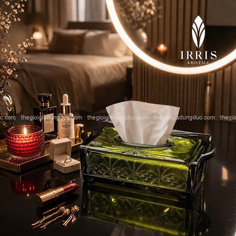 hop-giay-an-pha-le-thuy-tinh-mai-irris (2) Hộp giấy ăn pha lê thuỷ tinh mài Irris