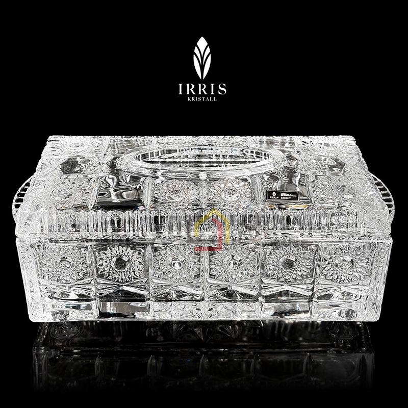 hop-giay-an-pha-le-thuy-tinh-mai-irris (2) Hộp giấy ăn pha lê thuỷ tinh mài Irris
