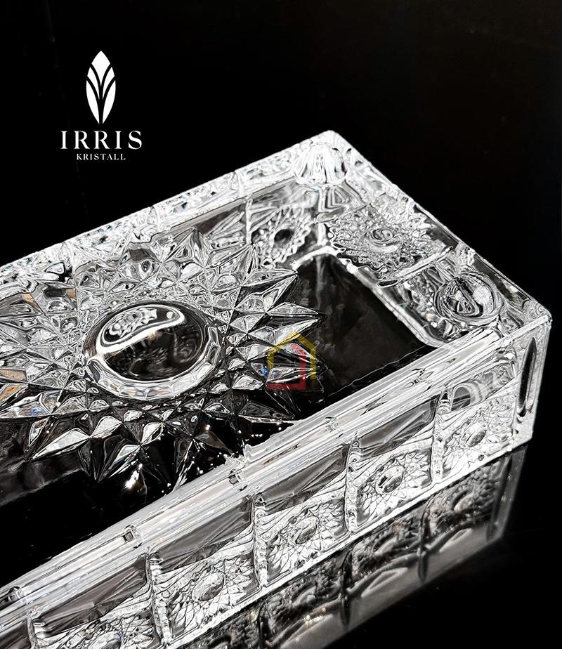 hop-giay-an-pha-le-thuy-tinh-mai-irris (4) Hộp giấy ăn pha lê thuỷ tinh mài Irris