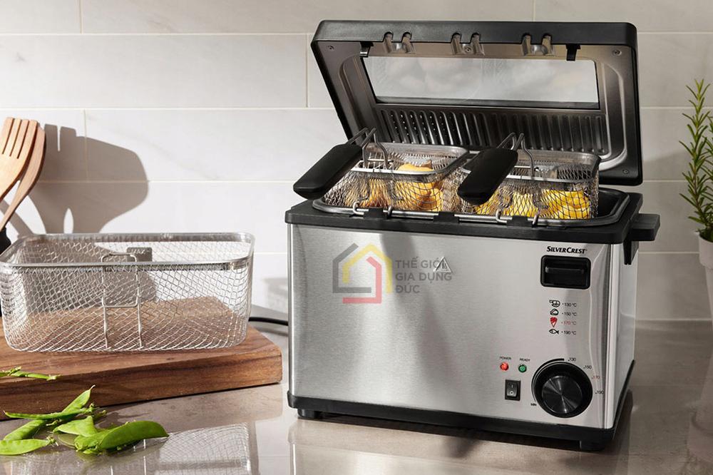 Nồi chiên ngập dầu Silvercrest SEF3 4L