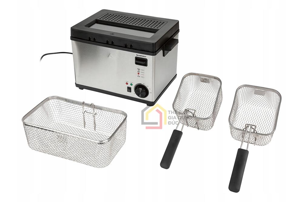 Nồi chiên ngập dầu Silvercrest SEF3 4L