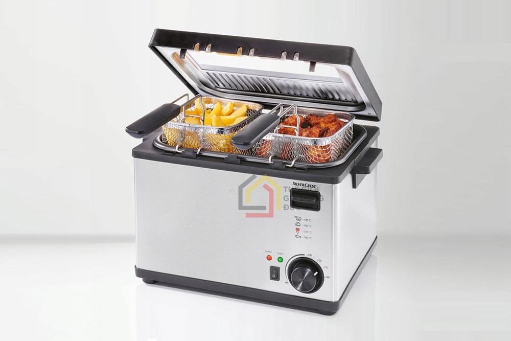 Nồi chiên ngập dầu Silvercrest SEF3 4L