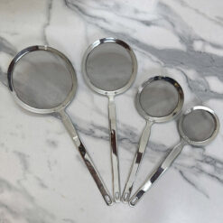 Rây vớt bọt, lọc dầu inox Gume