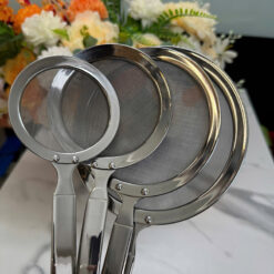 Rây vớt bọt, lọc dầu inox Gume