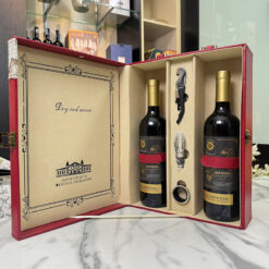 Rượu vang đỏ chát Jose de Zarzas 750ml (Hộp da 2 chai)