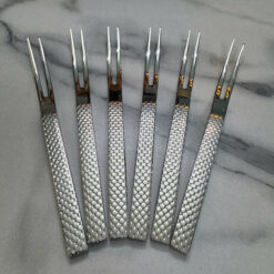 Set 6 dĩa hoa quả Inox 18/10 Gume