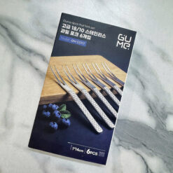 Set 6 dĩa hoa quả Inox 18/10 Gume