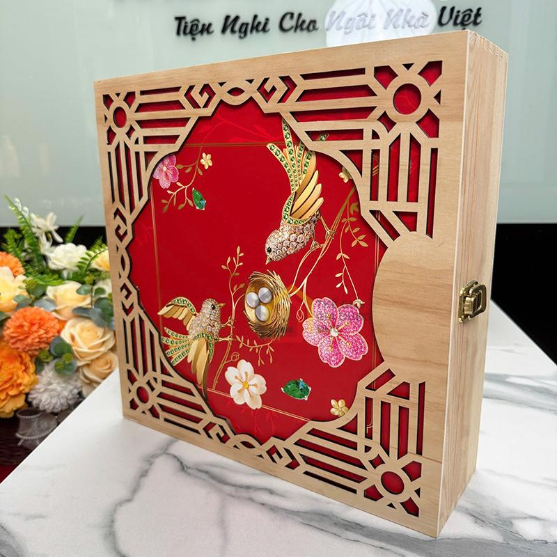 set-qua-tet-gom-ruou-vang-va-dui-heo-muoi (1) Set quà Tết gồm rượu vang và đùi heo muối