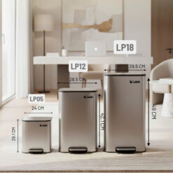 Thùng rác đạp chân Letek Pedal