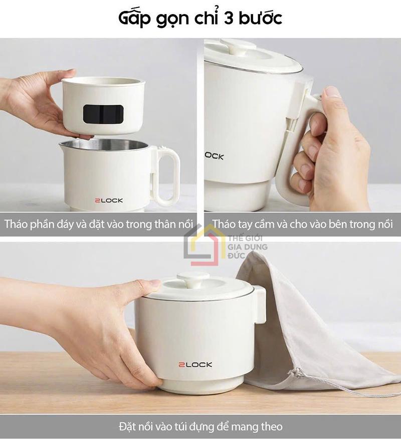 am-ca-nau-gap-gon-2lock-korea-800ml (4) Ấm/ca nấu gấp gọn 2Lock Korea 800ml