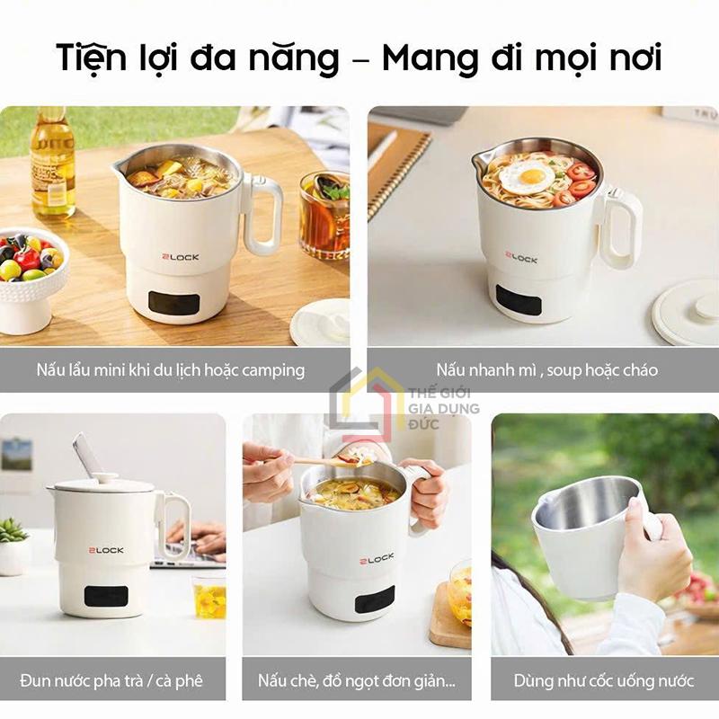 am-ca-nau-gap-gon-2lock-korea-800ml (6) Ấm/ca nấu gấp gọn 2Lock Korea 800ml