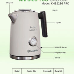 Ấm siêu tốc Habibullet KHB2286 Pro
