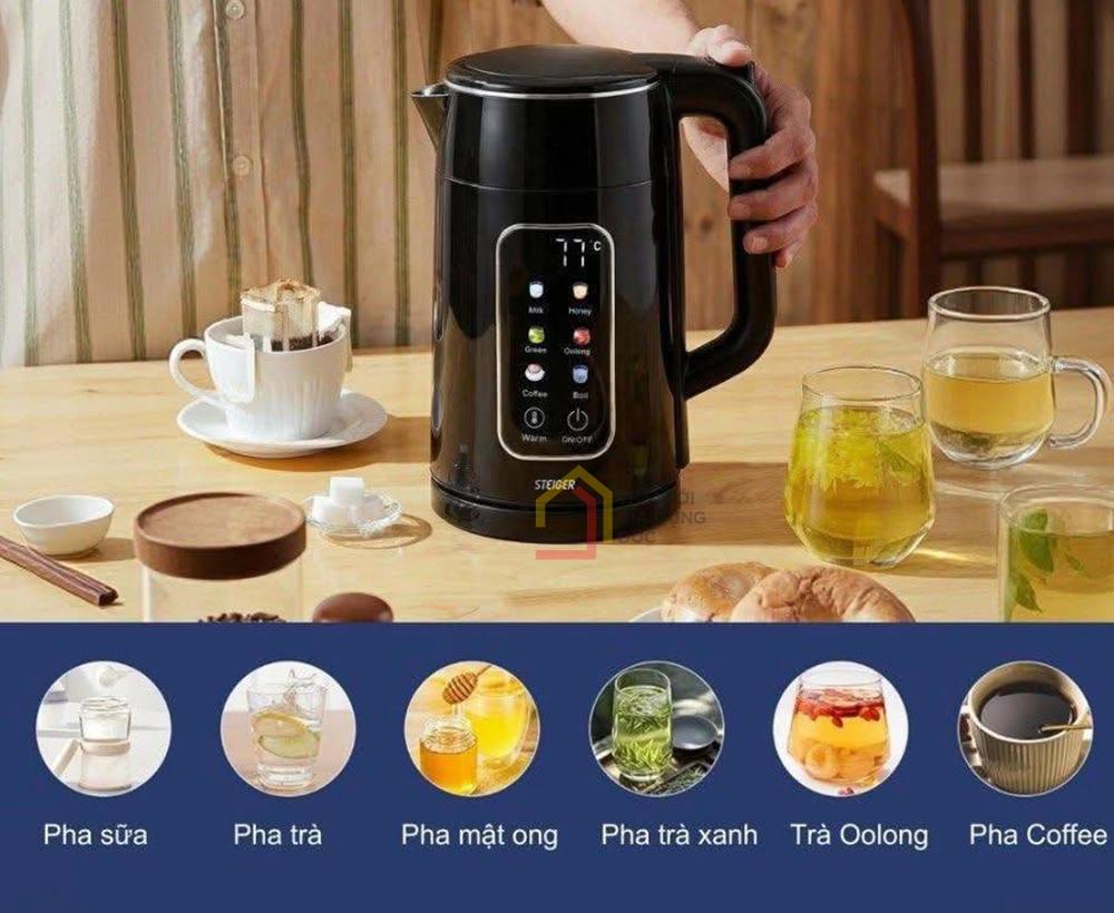 Ấm siêu tốc Steiger STG9356/G 1,7L
