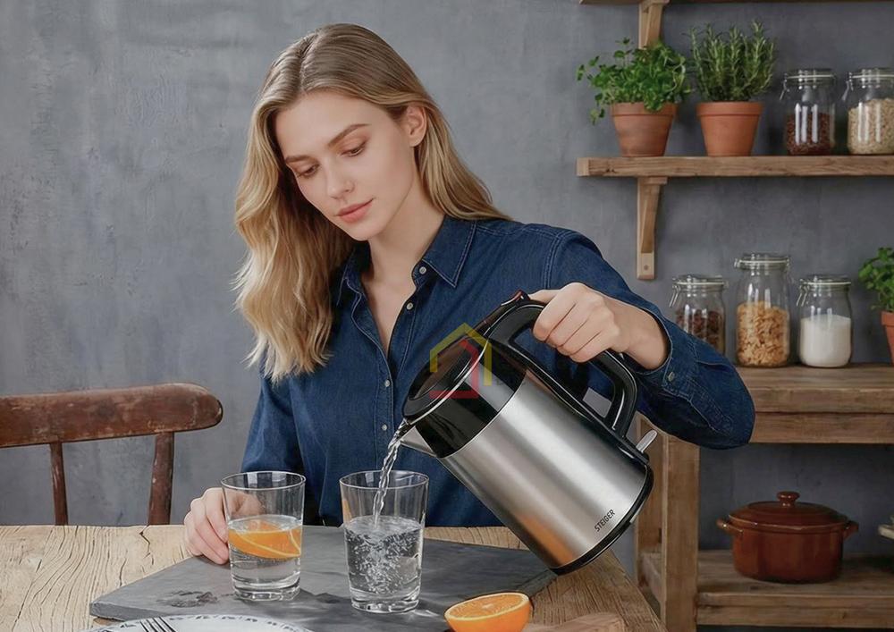 Ấm siêu tốc Steiger STG9357/BS 1,7L