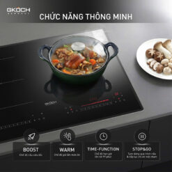 Bếp từ 2 vùng nấu GKÖCH 5400W