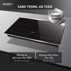 Bếp từ 2 vùng nấu GKÖCH 5400W