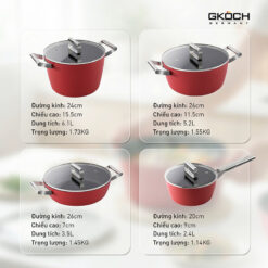 Bộ nồi GKÖCH 4 món