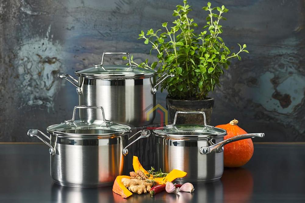 Bộ nồi inox Scanpan Impact 3 món