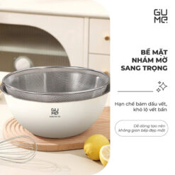 Bộ rổ chậu inox 304 Gume GM-DR0025 25cm