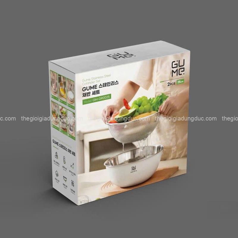 bo-ro-chau-inox-304-gume-gm-dr0025-25cm (6) Bộ rổ chậu inox 304 Gume GM-DR0025 25cm