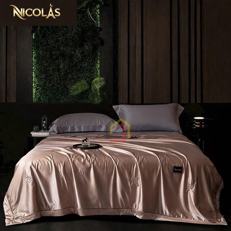 chan-he-lua-lanh-to-tam-nicolas (4) Chăn hè lụa lạnh tơ tằm Nicolas