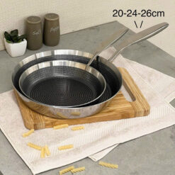 Chảo chống dính đúc inox vân nổi Kaiyo