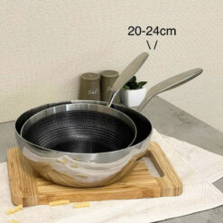 Chảo chống dính đúc inox vân nổi Kaiyo