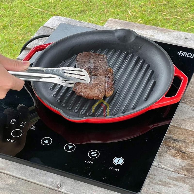 chao-gang-nuong-oceno-26cm (3) Chảo gang nướng Oceno 26cm