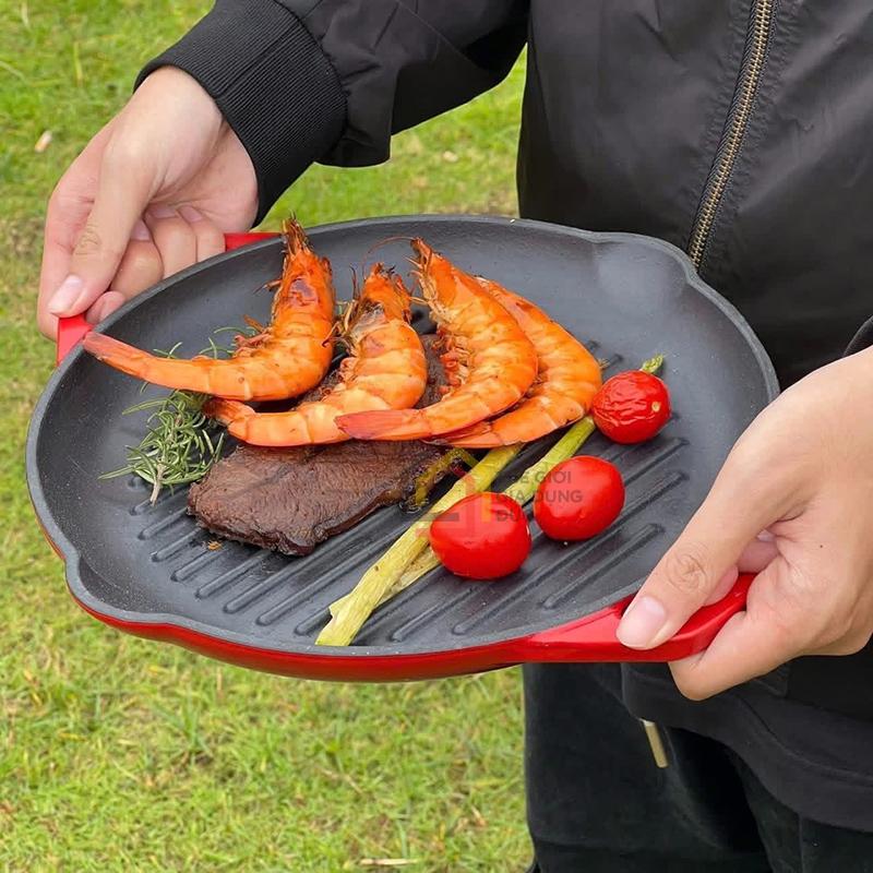 chao-gang-nuong-oceno-26cm (4) Chảo gang nướng Oceno 26cm