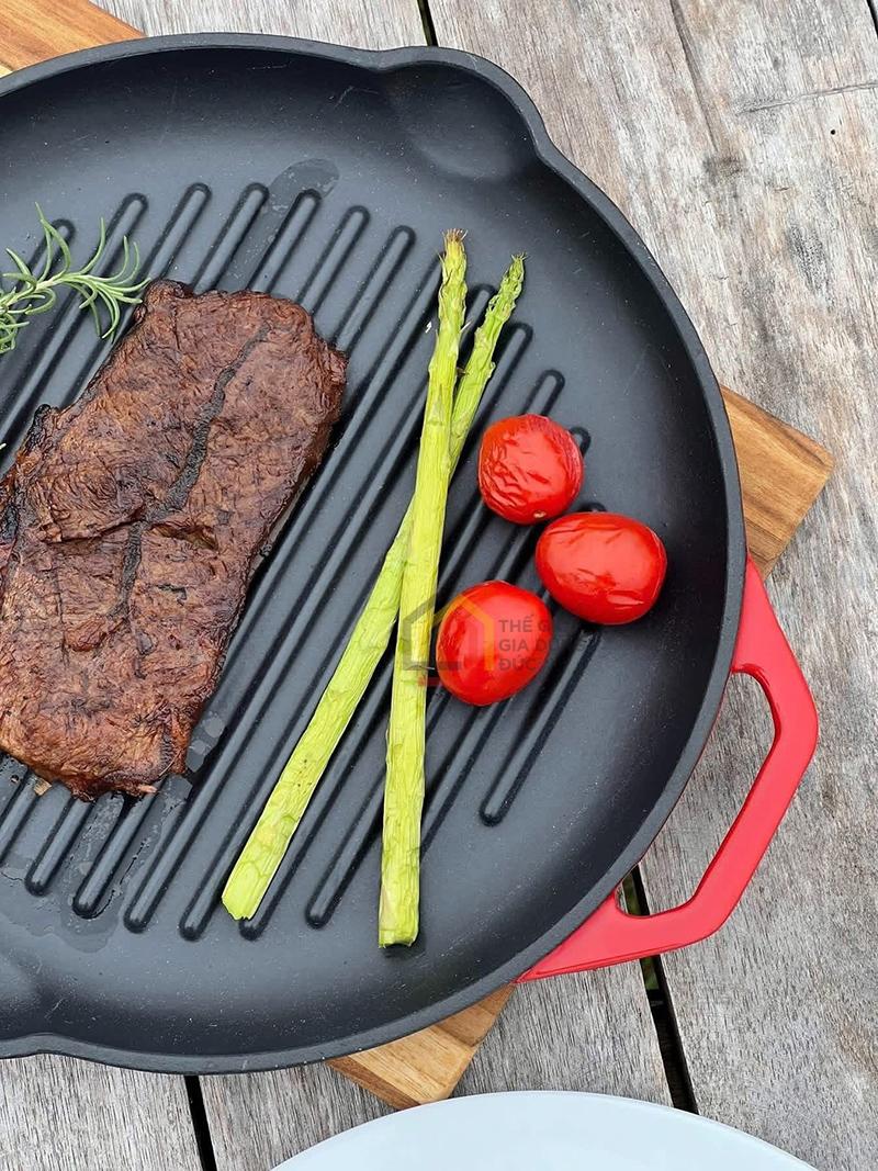 chao-gang-nuong-oceno-26cm (5) Chảo gang nướng Oceno 26cm