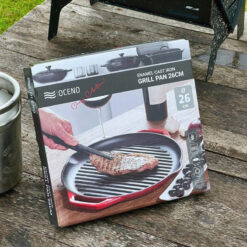 Chảo gang nướng Oceno 26cm