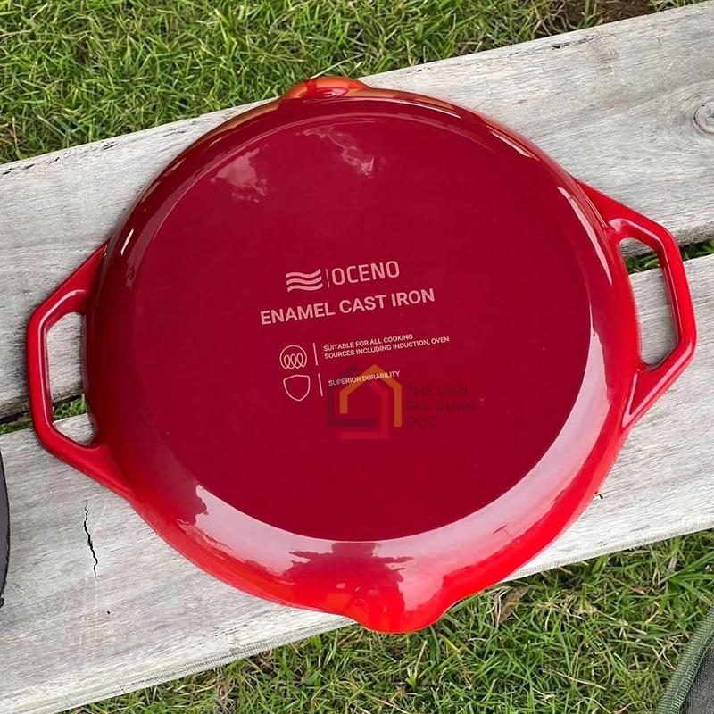 chao-gang-nuong-oceno-26cm (7) Chảo gang nướng Oceno 26cm