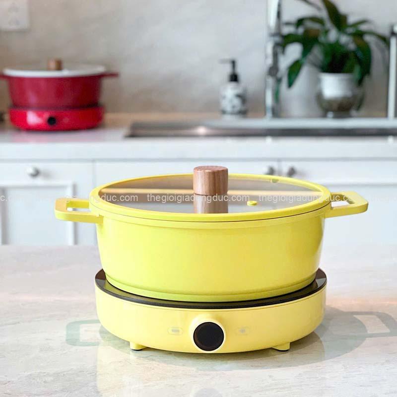 combo-bep-tu-va-noi-lau-2lock-korea (2) Combo bếp từ và nồi lẩu 2LOCK Korea (nồi 1 ngăn)