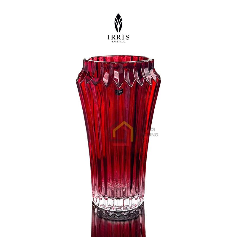 lo-hoa-thuy-tinh-pha-le-mau-irris-30cm (2) Lọ hoa thủy tinh pha lê màu Irris 30cm