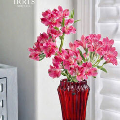 Lọ hoa thủy tinh pha lê màu Irris 30cm