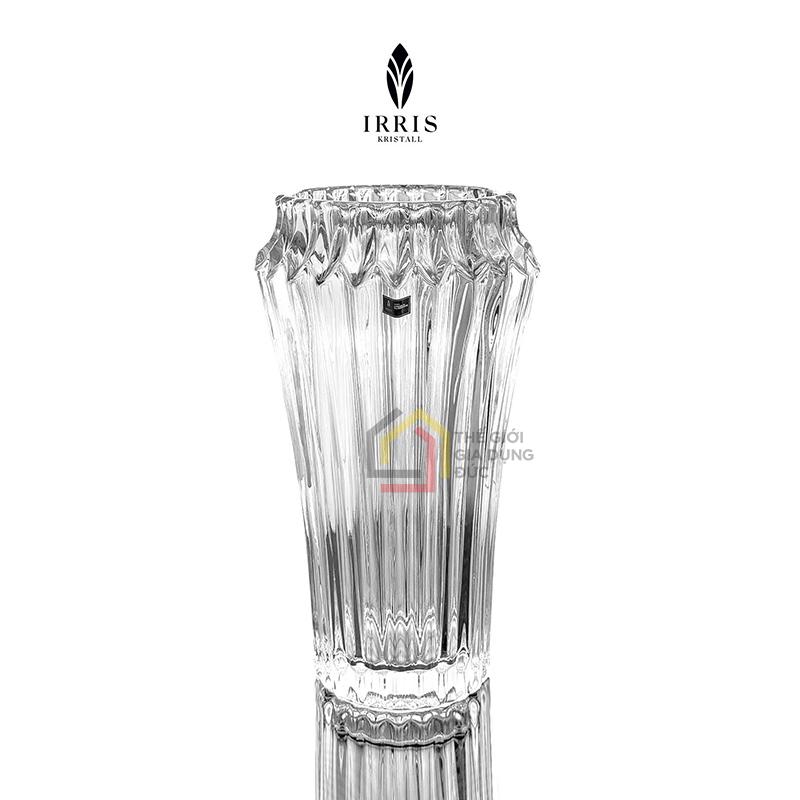 lo-hoa-thuy-tinh-pha-le-mau-irris-30cm (4) Lọ hoa thủy tinh pha lê màu Irris 30cm