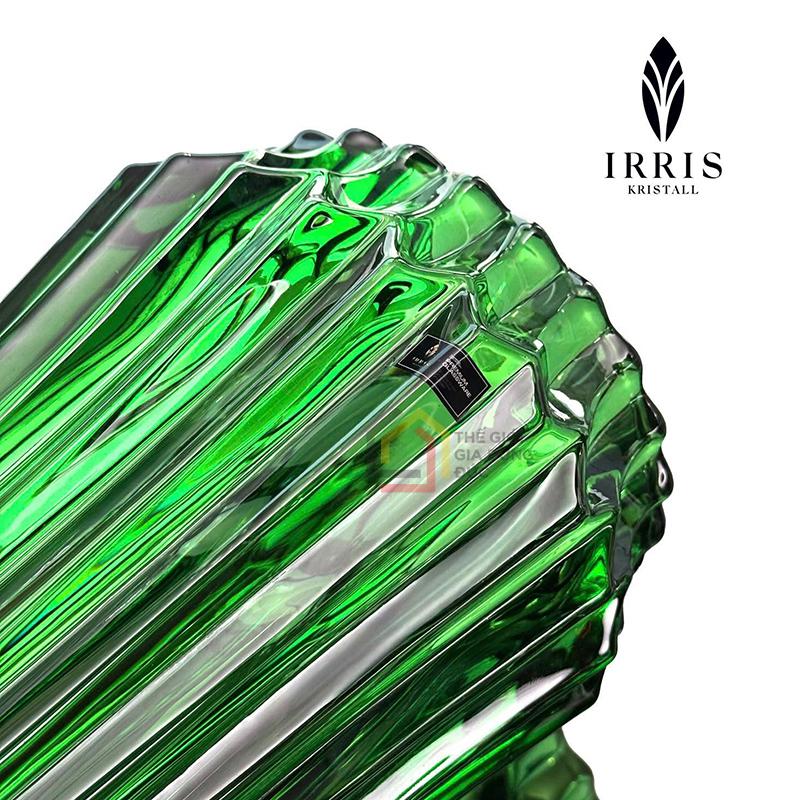 lo-hoa-thuy-tinh-pha-le-mau-irris-30cm (7) Lọ hoa thủy tinh pha lê màu Irris 30cm