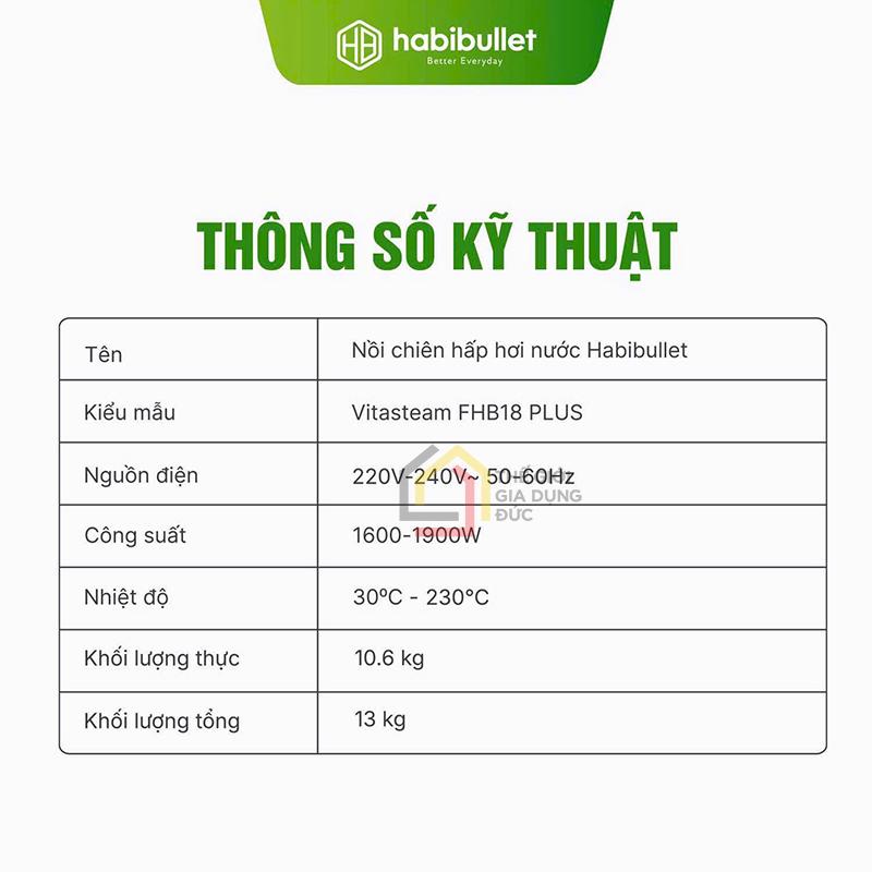 noi-chien-hap-hoi-nuoc-habibullet-fhb18-plus (6) Nồi chiên hấp hơi nước Habibullet FHB18 Plus