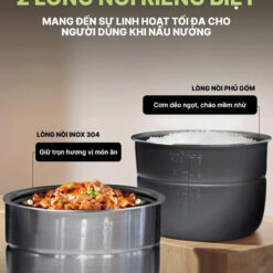 Nồi cơm áp suất đa năng Habibullet PHB-8386