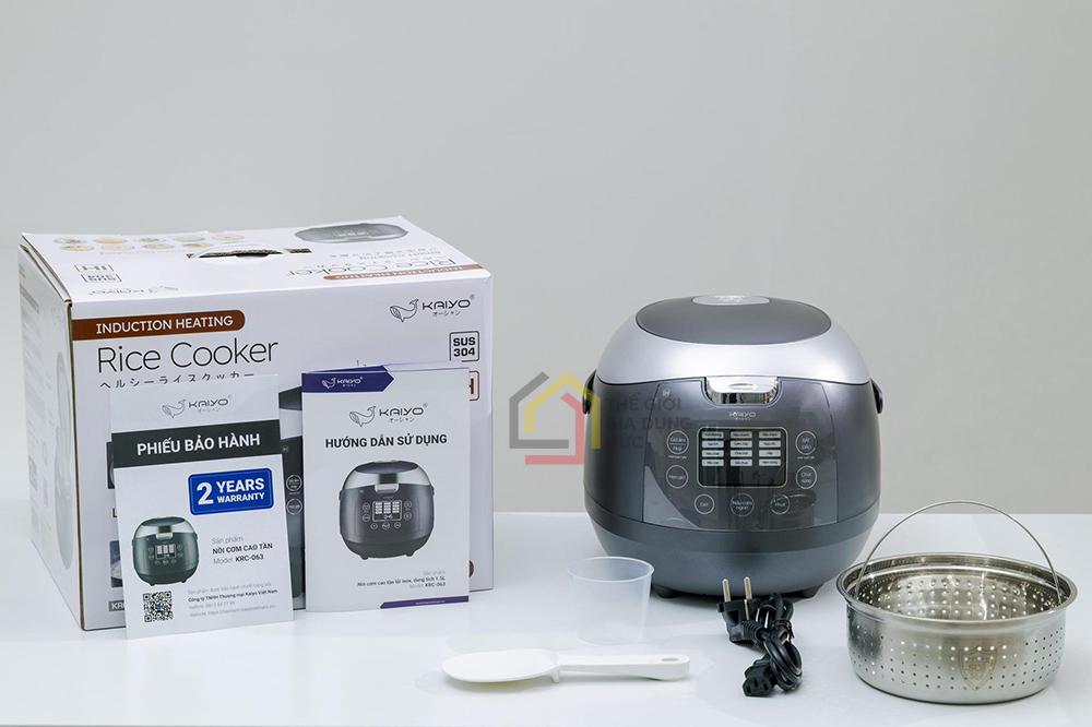 Nồi cơm cao tần tách đường Kaiyo KRC-063 1,5L