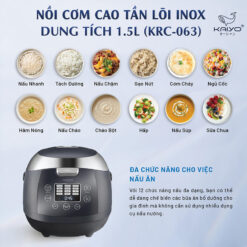 Nồi cơm cao tần tách đường Kaiyo KRC-063 1,5L