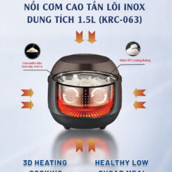 Nồi cơm cao tần tách đường Kaiyo KRC-063 1,5L