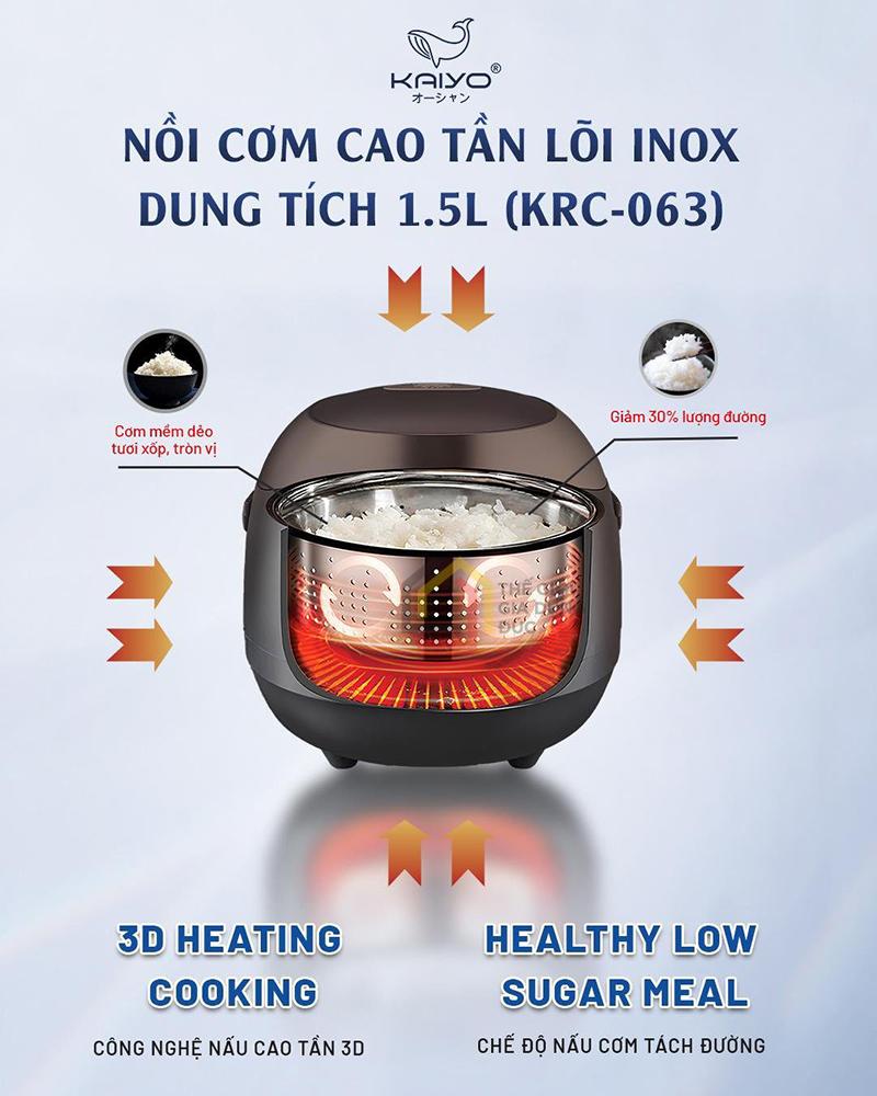 noi-com-cao-tan-tach-duong-kaiyo-krc-063-15l (3) Nồi cơm cao tần tách đường Kaiyo KRC-063 1,5L