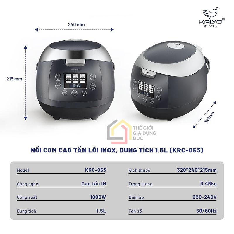 noi-com-cao-tan-tach-duong-kaiyo-krc-063-15l (4) Nồi cơm cao tần tách đường Kaiyo KRC-063 1,5L