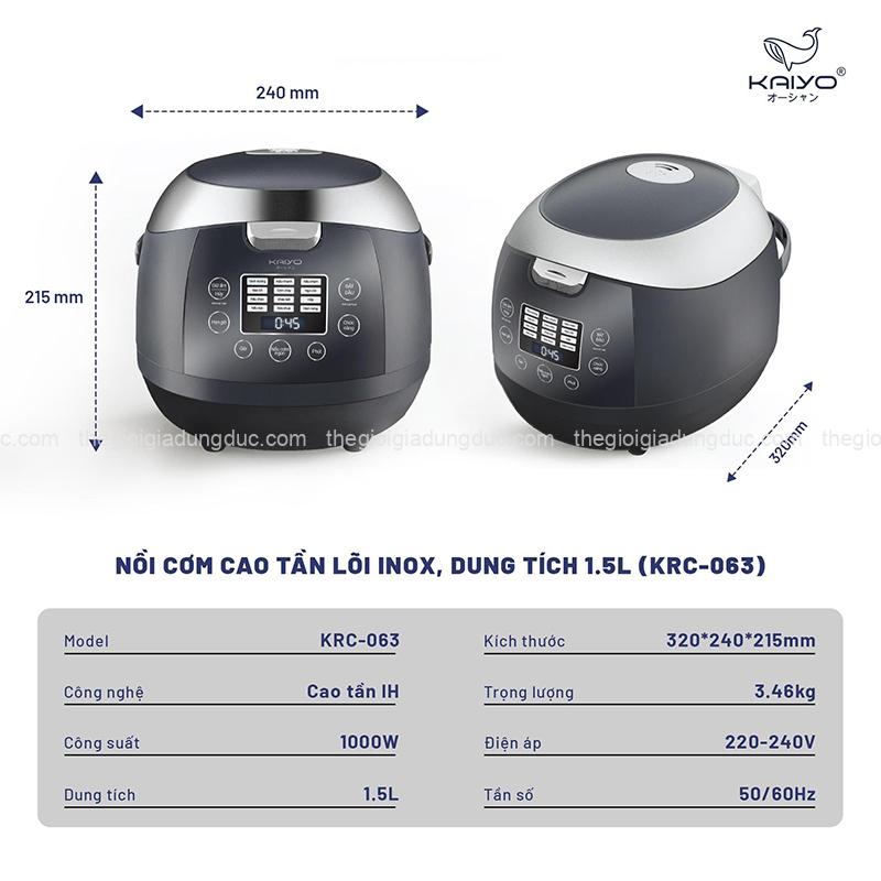 noi-com-cao-tan-tach-duong-kaiyo-krc-063-15l (4) Nồi cơm cao tần tách đường Kaiyo KRC-063 1,5L