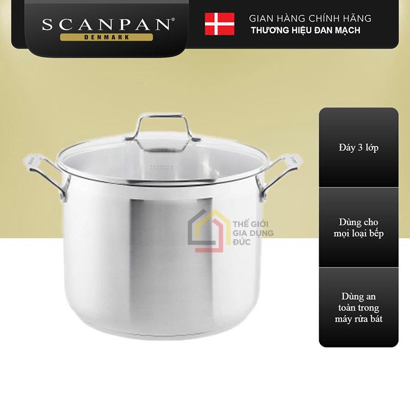 noi-luoc-ga-scanpan-impact-28cm-12l (2) Nồi luộc gà Scanpan Impact 28cm 12L